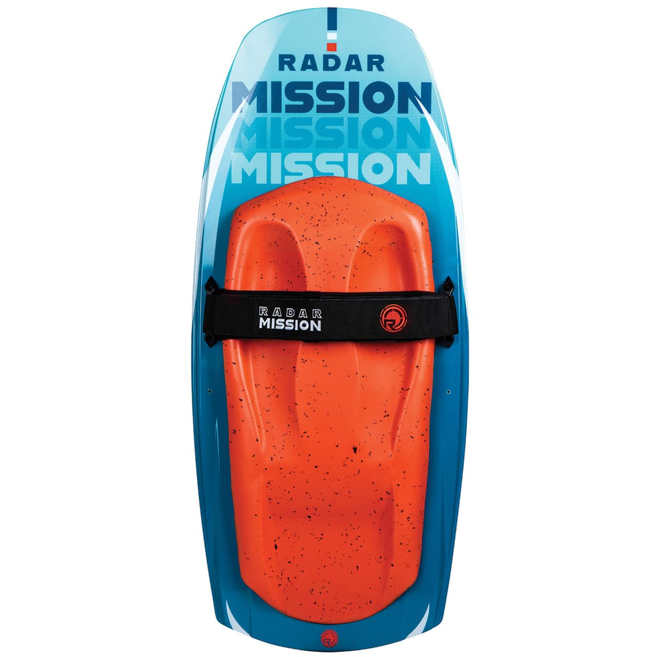 Radar Mission Water Sport Kneeboard, Navy Blue/Fire Red