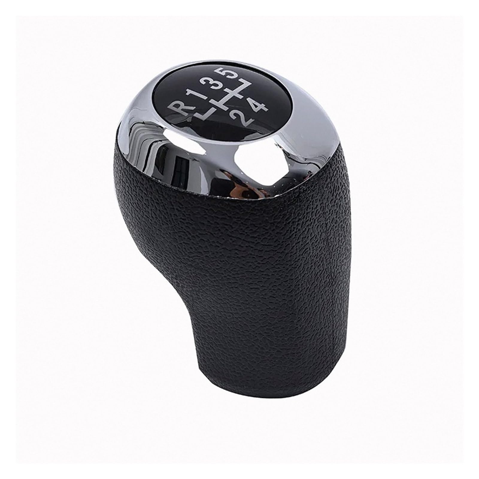 Lozopmtmld Matte Cover 5-Speed Sporty Shift Knob For Hyundai Reina For Elantra Black/Silver