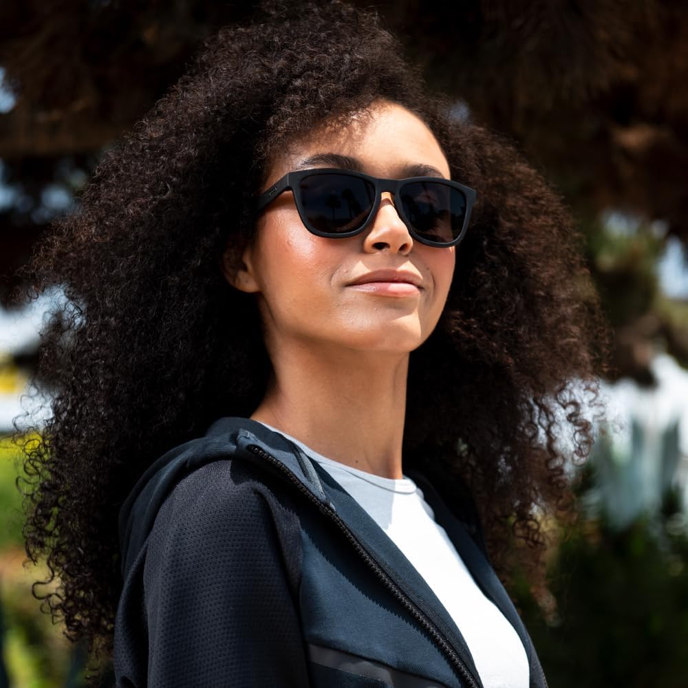 goodr A Unicorn's Calamity Polarized Sunglasses, Medium Sized (OG), Black Solid Frames with Black Non-Reflective Glare Reducing Lenses, UV400 Protection, No Slip, No Bounce - Image 6