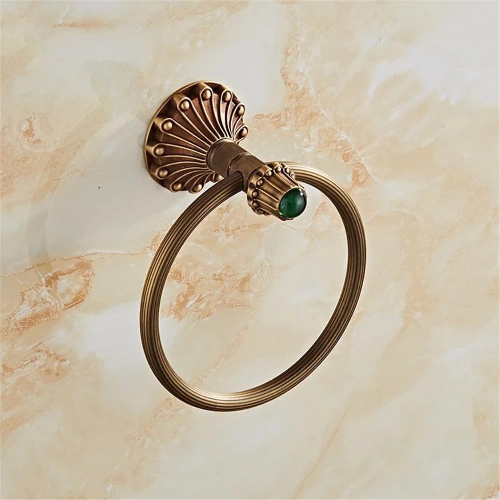 Porte-brosse toliet en laiton antique 9005 pour nettoyer et ranger proprement votre salle de bain