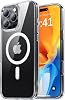 SARARMAZ] Crystal Clear Mika Mag-Safe Absorbent Transparent Case compatible with iPhone 16 Pro Max Transparent Magsafe Mika Sararmaz, iPhone 16 Pro Max