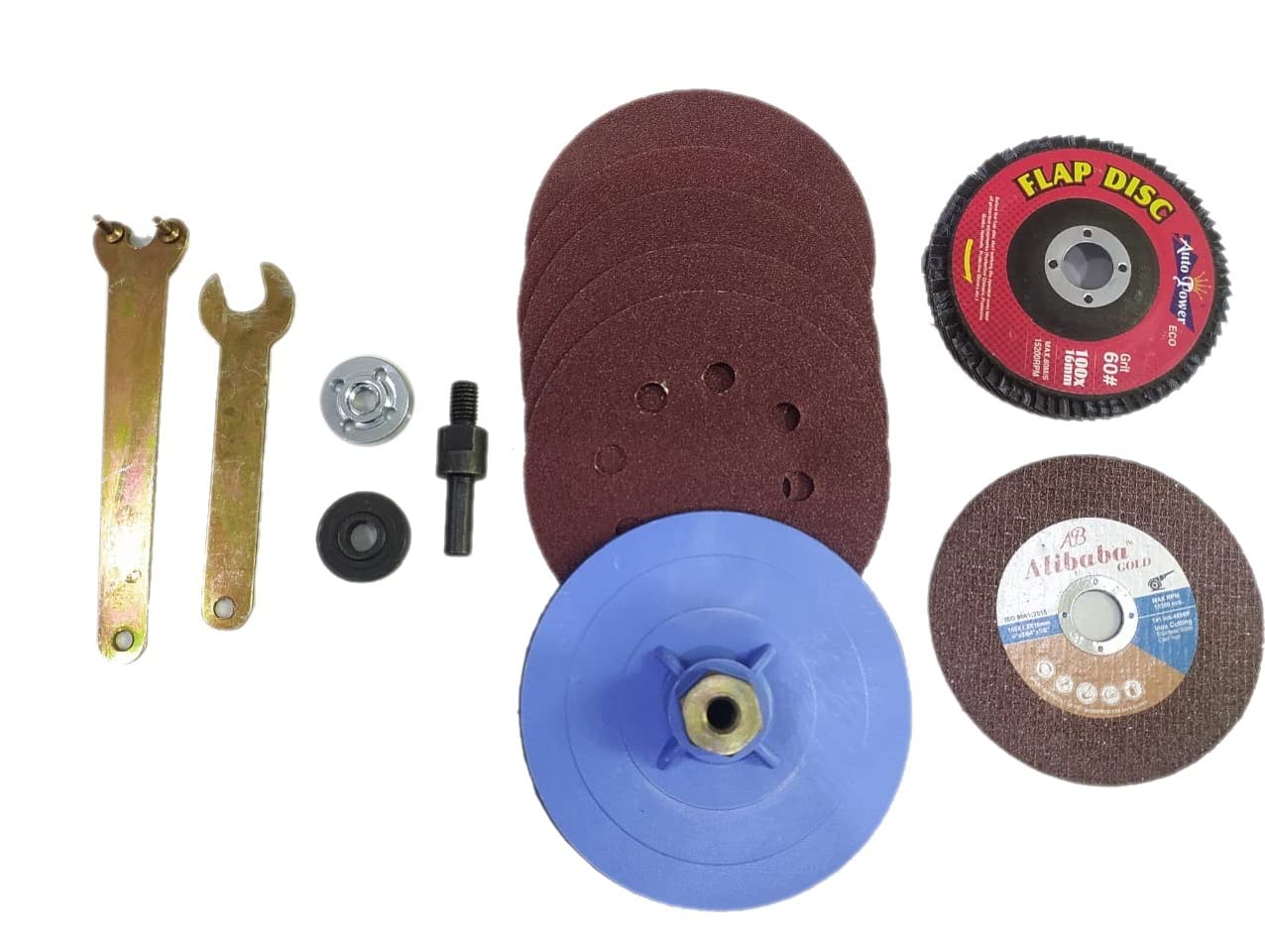 toolfi Electric Drill Variable Angle Grinder Connecting Rod with 1pc sanding disc,1pc iron cutting wheel,1pc flap disc and 5 pcs sand paper (B0BZJLHCP9) Amazon Price History, Amazon Price Tracker