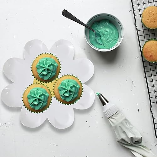 Miniatura 7 de 60 platos de papel de margarita, manteles individuales desechables de 7 pulgadas, platos de margaritas para fiestas, bandeja de alimentos que se