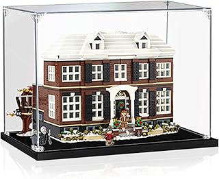 Acrylic Display Case Box for Lego 21330 Ideas Home Alone Exclusive Model, Dustproof Protection Display Case, Birthday Gift for Collectors, Compatible with Lego (3 MM)