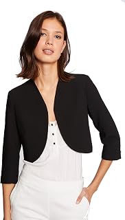 Morgan Gerade Jacke mit 3/4-Ärmeln