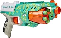 NERF Elite Disruptor Dynamic Green Dart Blaster, Rotating Drum, Slam Fire, Easter Gift for Kids, Kids Outdoor Toys for 8 Year Old Boys & Girls (Amazon Exclusive)