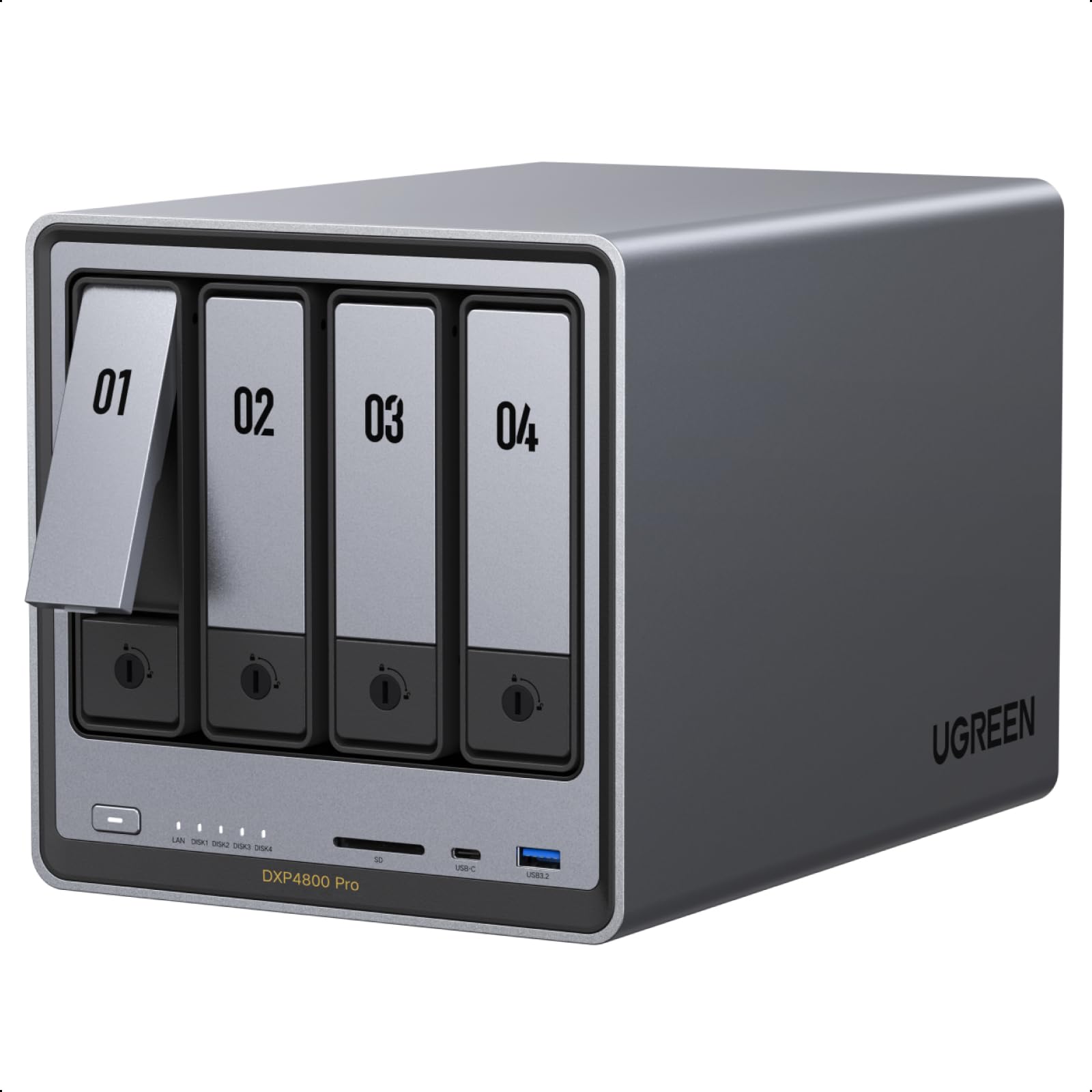 UGREEN NAS DXP4800 Pro 4-Bay Desktop Network Attac...