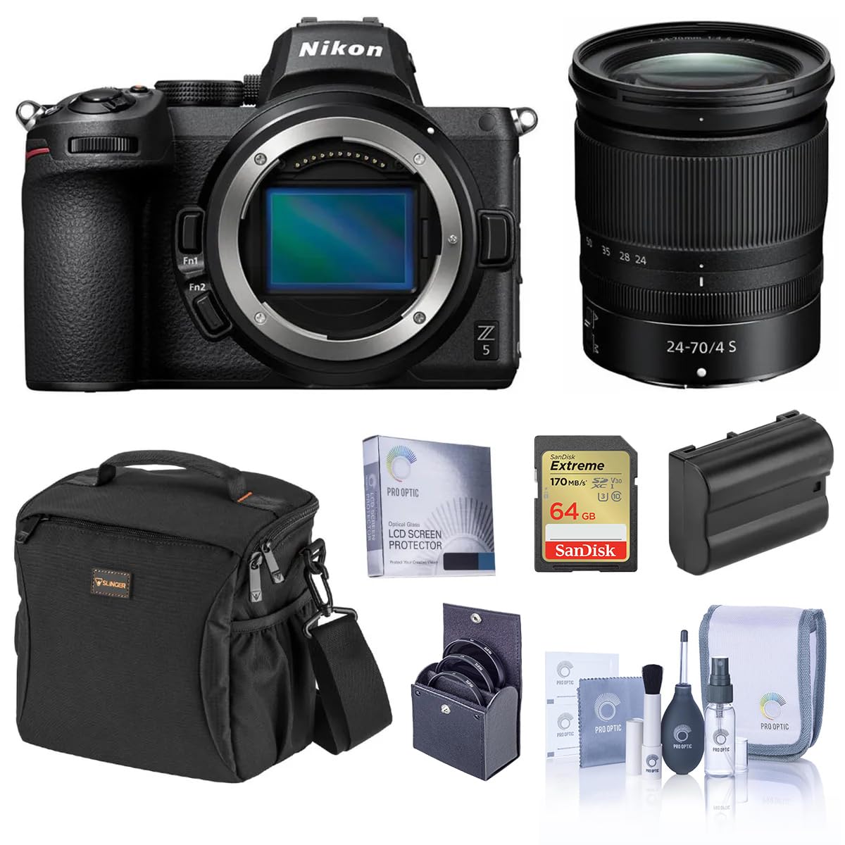 Amazon.com : Nikon Z5 Mirrorless Camera with NIKKOR Z 24-70mm f/4