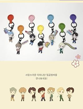 BTS TinyTAN Dynamite AirTag Figure Key Ring - Jin at Amazon Men's