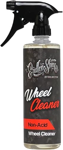 Endless Shine Detailing Limpiador de ruedas - Limpiador de ruedas no ácido para BMW, Mercedes y Audi - Limpiador de polvo de freno pesado (128 onzas)