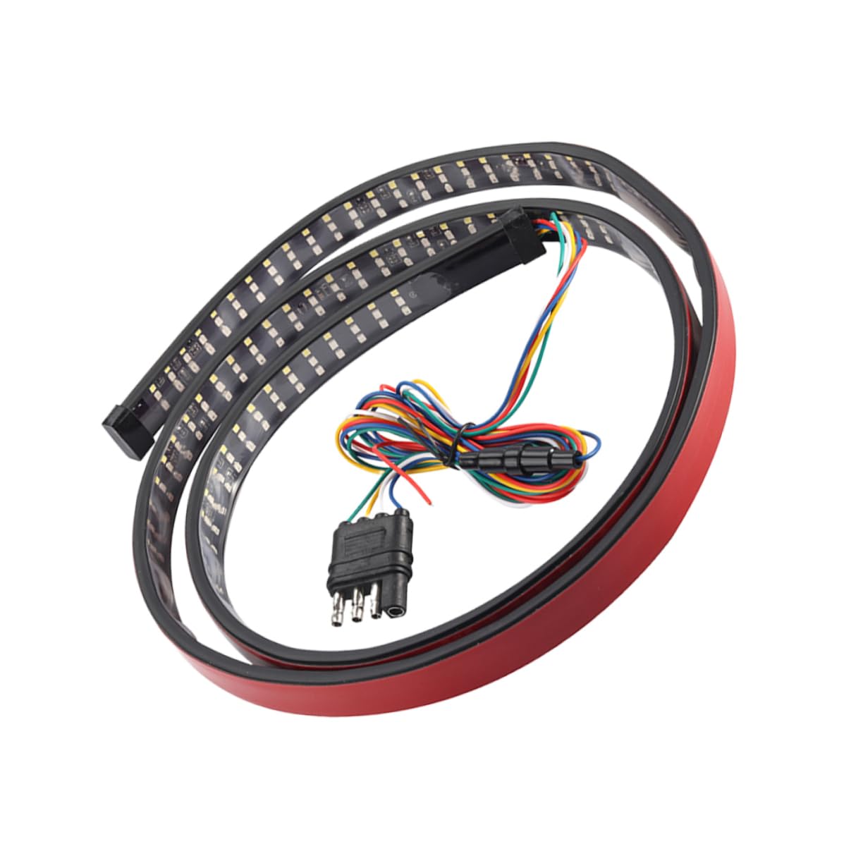 HOLIDYOYO 1.5M Car LED Decorative Light Strip Flexible Tricolor Streamer for Vehicle Daytime Running Lights for Truck and ATV Decoration