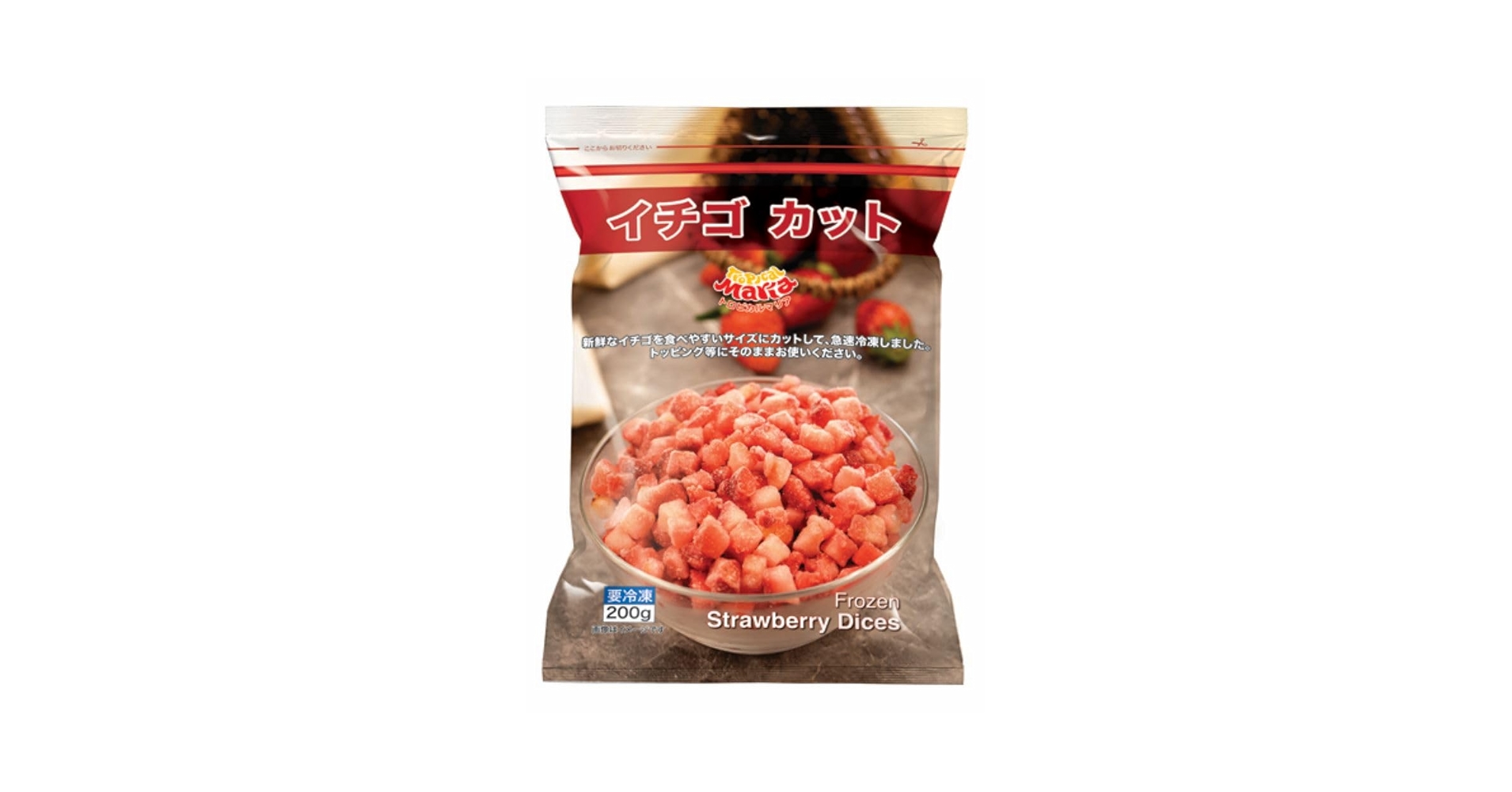 Amazon.co.jp: [冷凍] アスク イチゴカット 200g ×5袋 : 食品