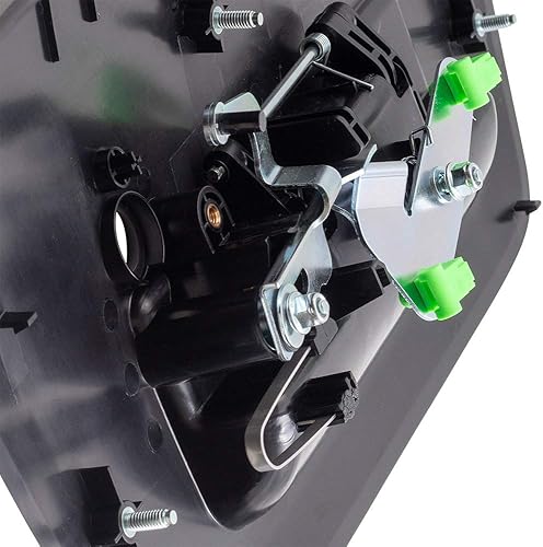 Miniatura 9 de Brock Manija de puerta trasera negra texturizada para puerta trasera 05-12 Frontier Pickup Truck reemplaza 90606EA810 NI1915109 81576