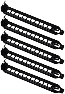 Metal PCI Chassis Slot Covers Brackets 5Pcs Dust Filter Blanking Plate PCI Slot Protective Sheet Ventilation Baffles Dust Filter Blanking Board Cooling Fan Ventilation Deflector For PC Computer Case