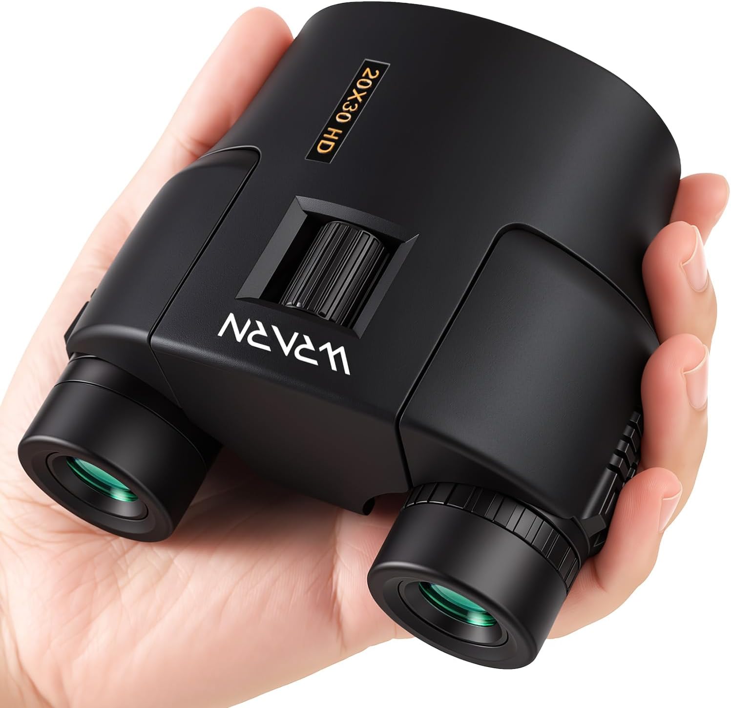 20X30 Binoculars for Adults, High Power Compact Binoculars with Low Light Vision, Large Eyepiece Easy Focus Binocular for Bird Watching Hunting Camping Cruise Travel Concert (Black)