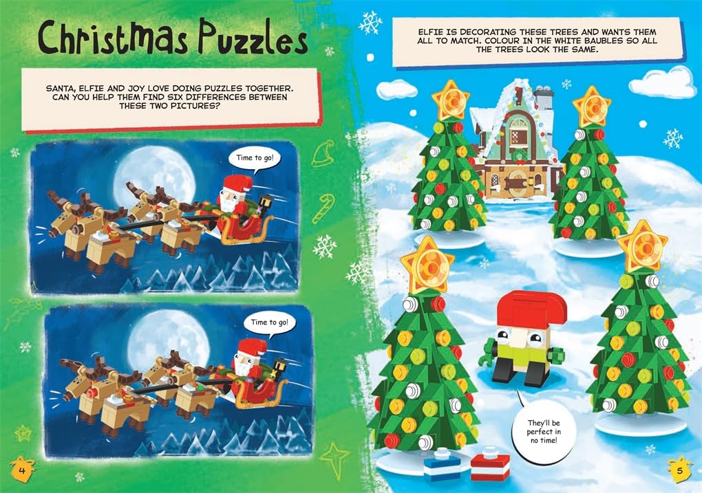 Michael OMara Books Lego (R) Books Build Celebrate Christmas (Includes 45 Bricks).      Paperback – September 14, 2023