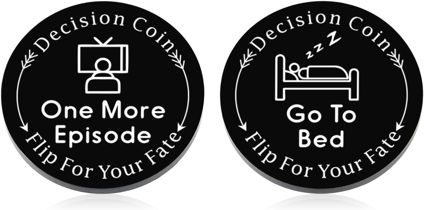 Stocking Stuffers for Men Women Teens Boys Girls Gifts Funny Decision Coin Christmas Gifts for Girlfriend Boyfriend Husband Wife Family Coworkers Best Friends Valentines Day Gifts for Her Him Kids