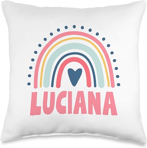 Miniatura 4 de Idea Regalo Personalizzata con Nome Gifts Idea Luciana Name Custom Woman Myth Legend - Almohada para fiesta de cumpleaños, 18 x 18 pulgadas,