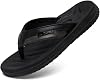 Mens Flip Flops Sandal Casual Comfortable Outdoor Thong Sandals for Men Summer Beach Slides Lightweight Non-Slip Shoes with Soft Cushion Arch Support