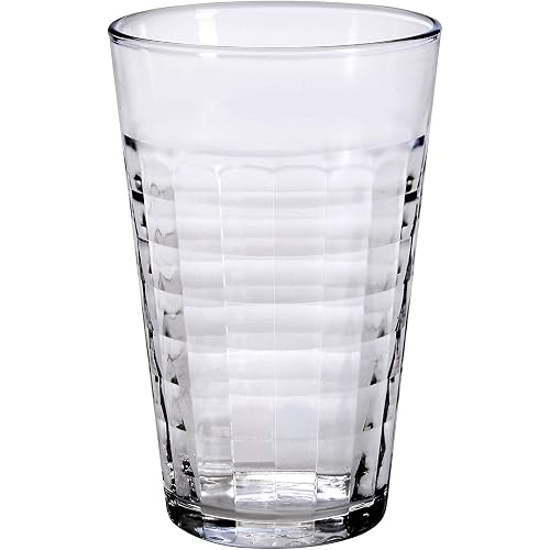Duralex Prisme Clear Tumbler, 16 7/8 oz. / 50 cl, Set of 6