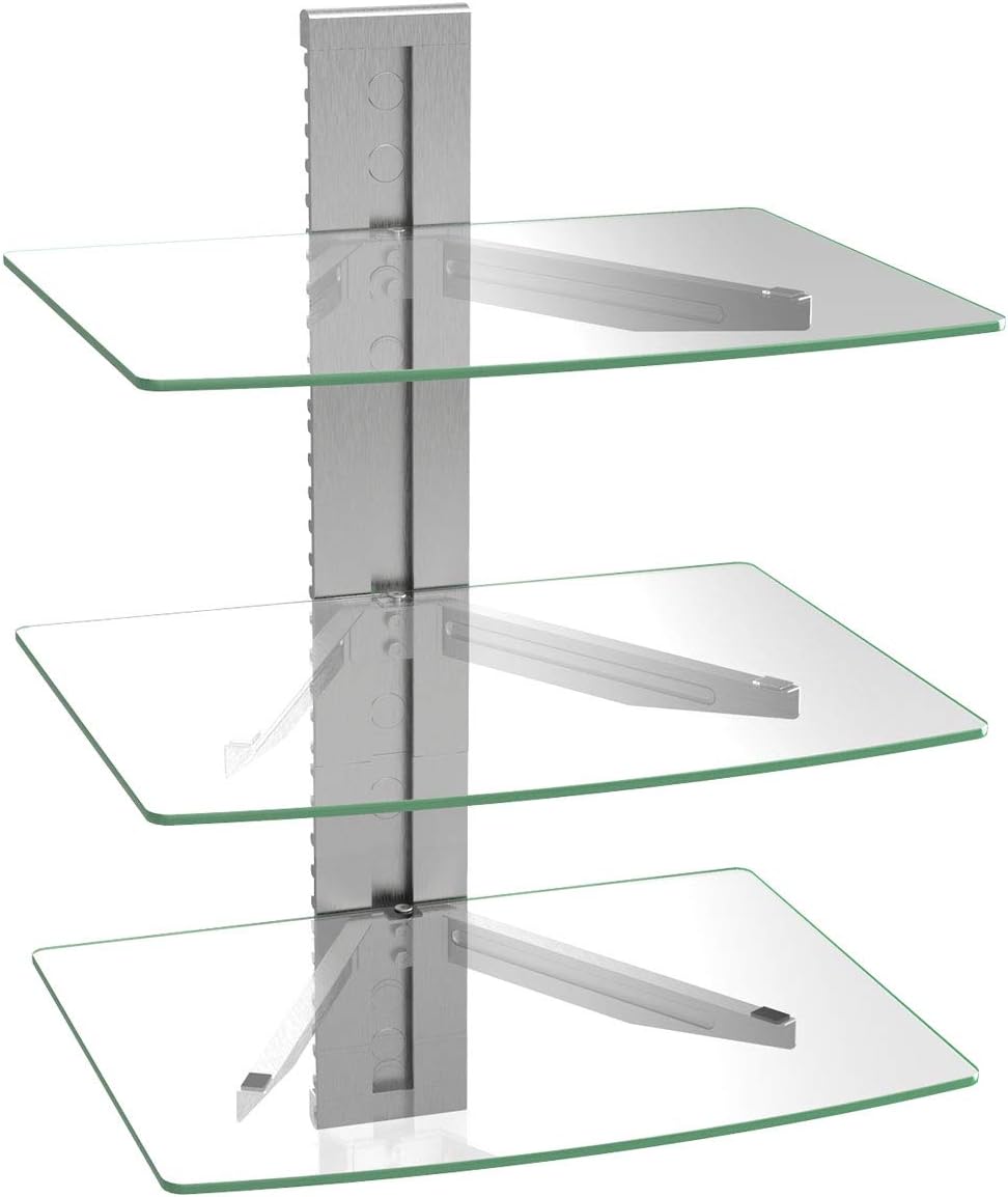 WALI Floating Entertainment Center Shelves, Holds Up to 17