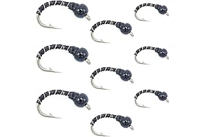 Exceptional Black Zebra Midge Assortment for Anglers