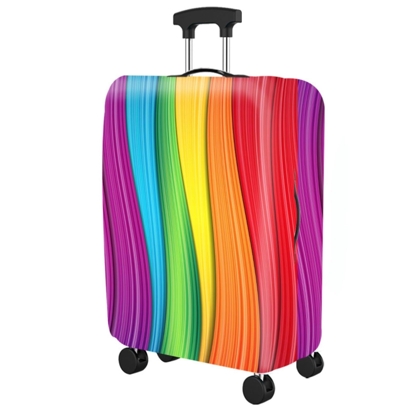 Fundas para Maletas Funda elástica Gruesa Resistente al Desgaste, Funda Protectora for Equipaje, Funda Antipolvo for Estuche De Viaje, Funda de Viaje, 2 uds. para El Equipaje(Seven Color,XL)