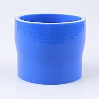 Vista 84 de AC PERFORMANCE ID 4" a 3.75" (4.016 in a 3.740 in) Reductor recto, longitud 4" (100mm), 4 capas reforzadas, manguera universal de silicona pura Negro