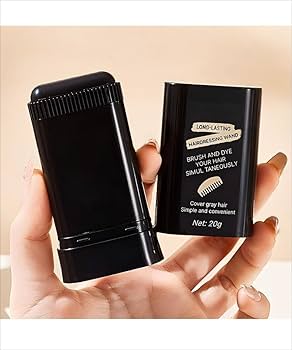 Amazon.com : 2-in-1 Hair Color Stick & Comb, Long-Lasting Waterproof Color,Sweat-Proof, Quick Root Touch-Up, Coloring Tool – For Women & Men (2-Pack-BLACK) : Beauty & Personal Care