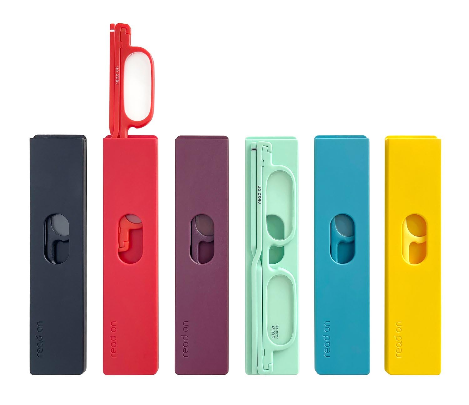 readon light ultra compact reading glasses (black, 1.5)