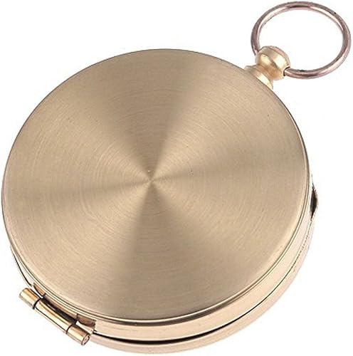 Miniatura 2 de Brújula de bolsillo estilo clásico NICEY multifunción para camping Gratis Dorado