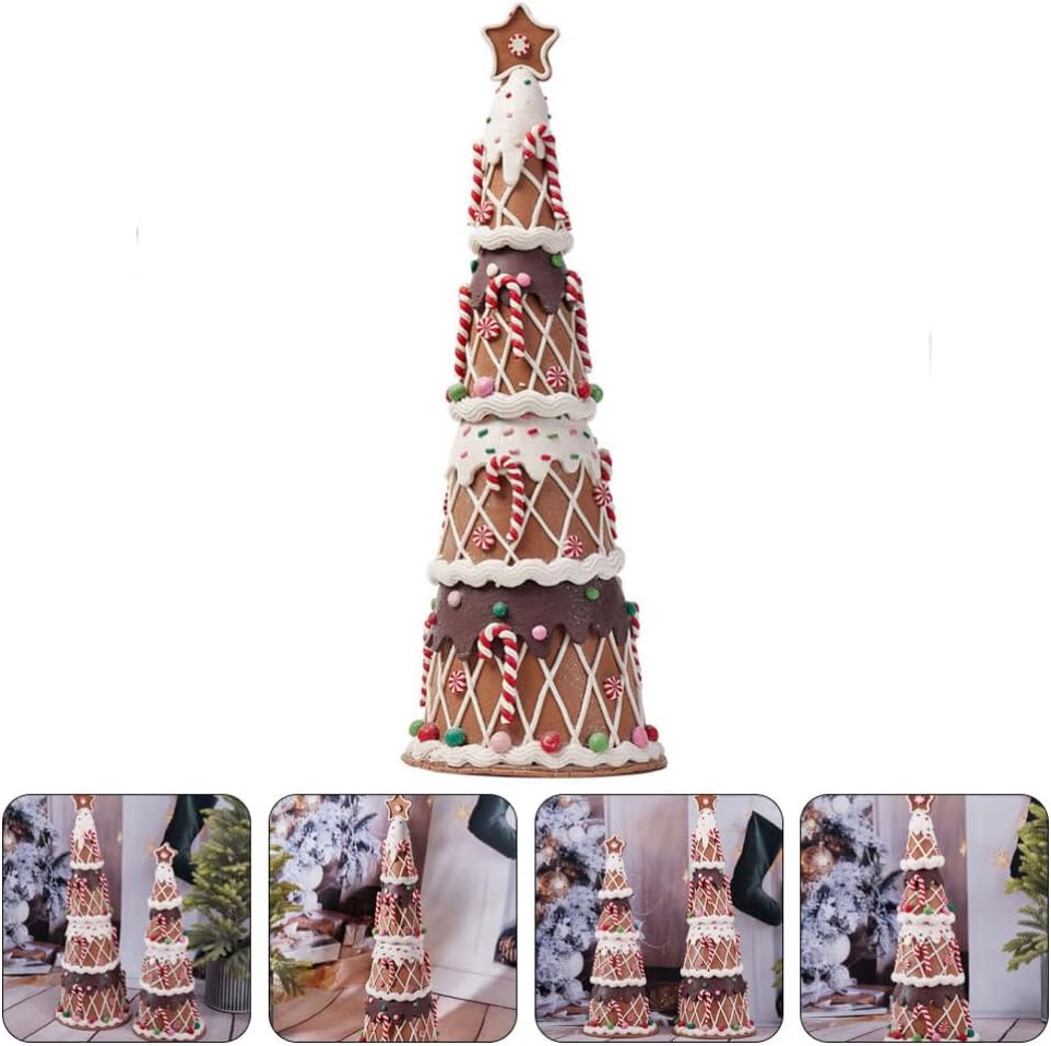 Baluue Christmas Decoration Ornaments Christmas Decorative Xmas Trees Party Desktop Embellishments Chirtmas Suite PVC Indoor 3D