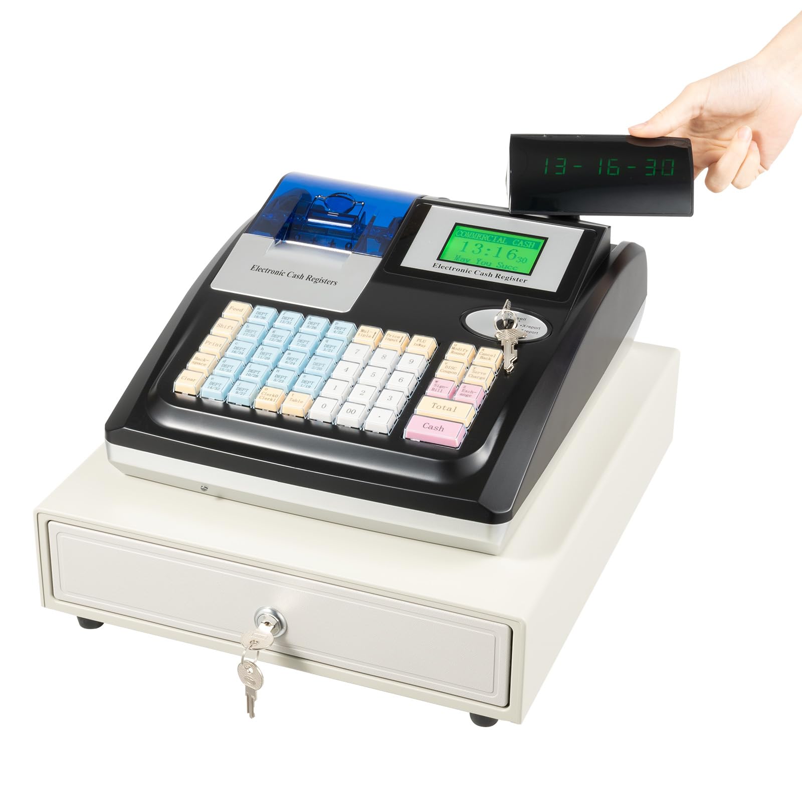 Amazon.com: Cash Register for Small Business, 48 Keys Cash