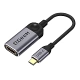 QGeeM USB C to HDMI Adapter 4K Cable, USB Type-C to HDMI Adapter [Thunderbolt 3/4] HDMI for Laptop MacBook Pro/Air, iPhone 15 16 17 Pro max, Dell XPS, Pixelbook, iMac,Thinkpad,Surface,IPad Pro