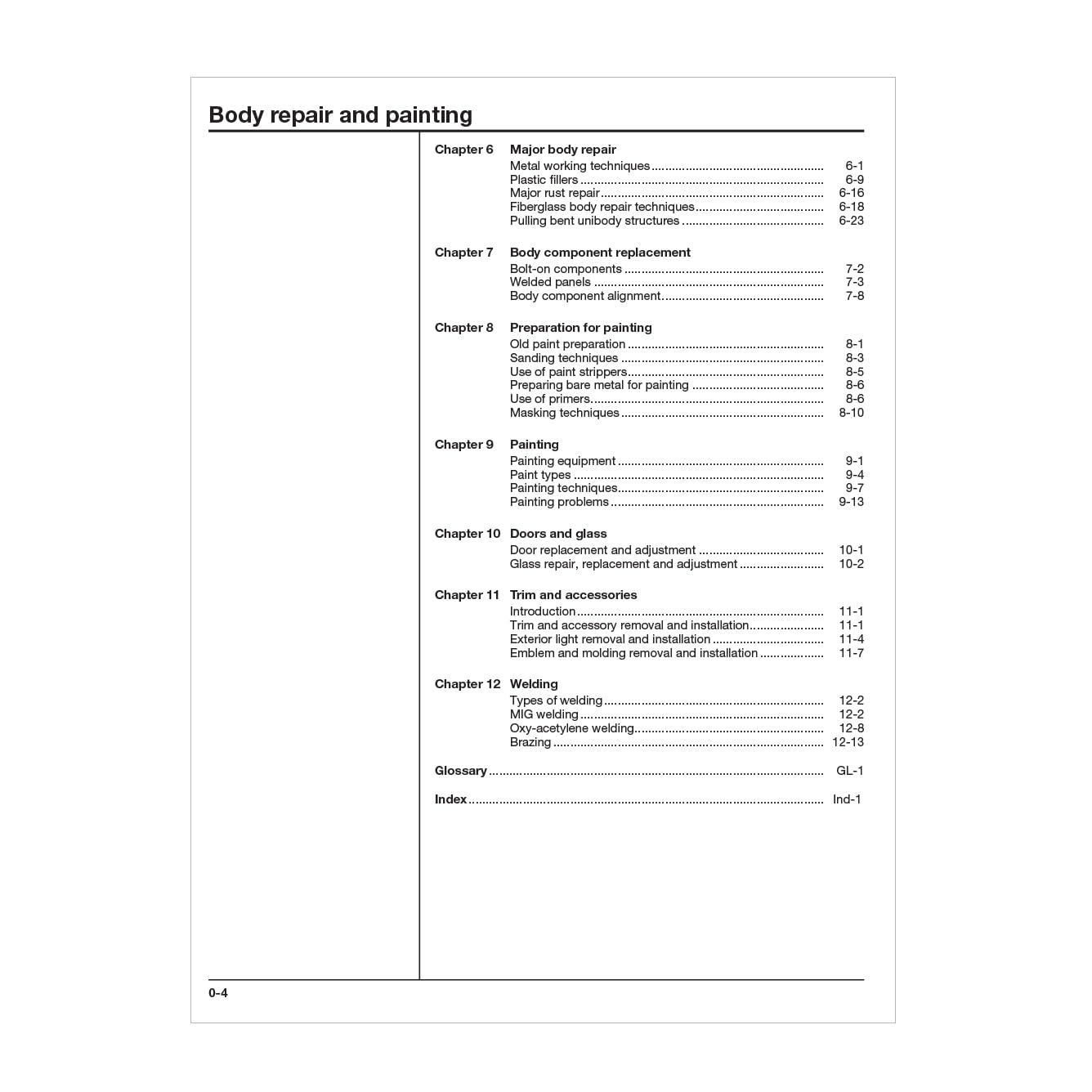 Automotive Body Repair & Painting Haynes Techbook (USA)