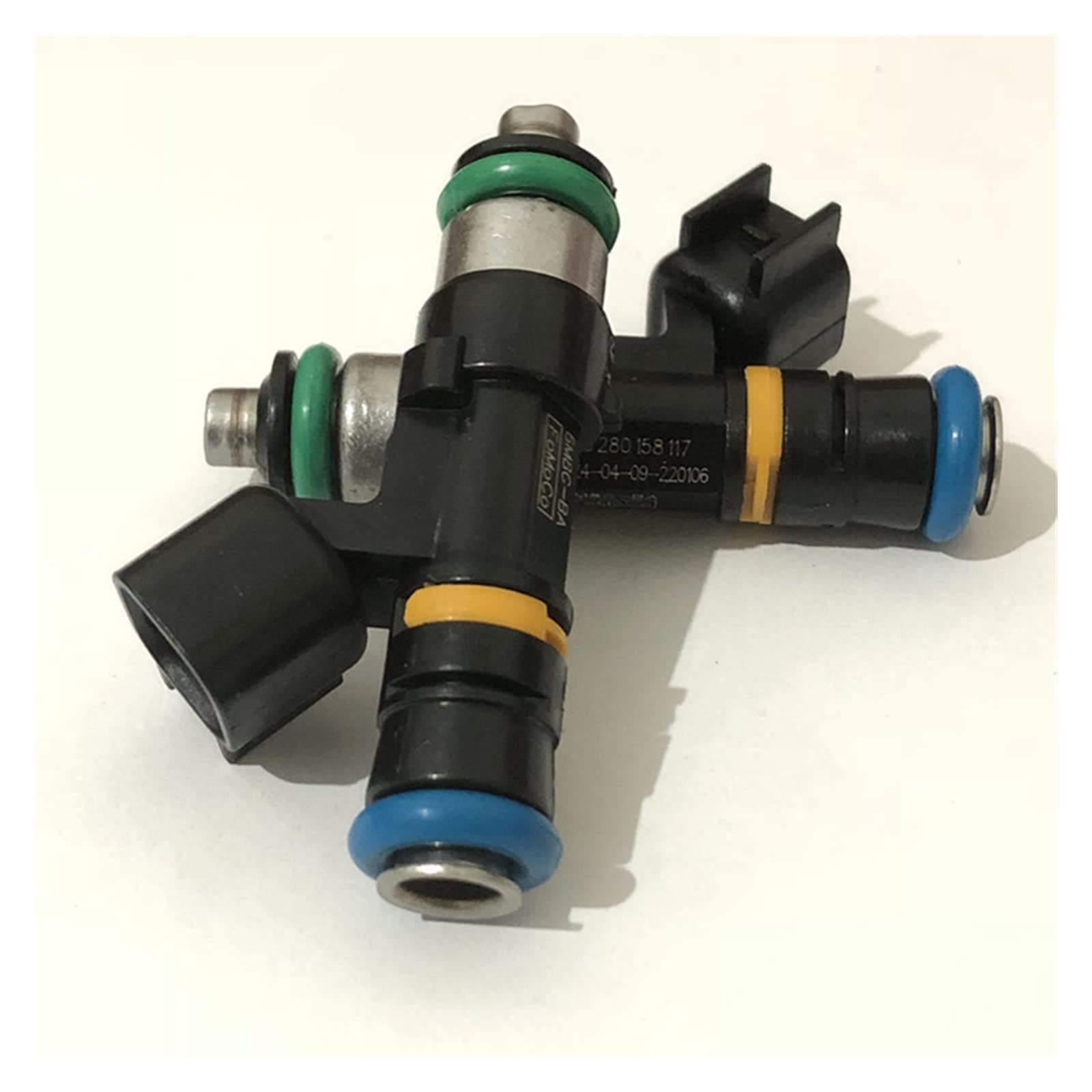 8x 48mm Ev14 1000cc E85 przepływowy wtryskiwacz paliwa 0280 158 117 0280158117 kompatybilny z Subaru