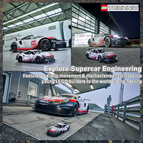 Image of LEGO Technic Porsche 911 RSR 42096(1580 Pieces)