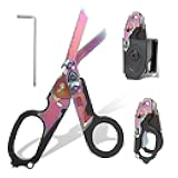 6 in 1 Multifunctional Combination Tool, Folding Retractable Emergency Shears, Outdoor Camping Tools, Seat Belt Cutter, Oxygen Cylinder Wrench, Complimentary Adjustable Wrench