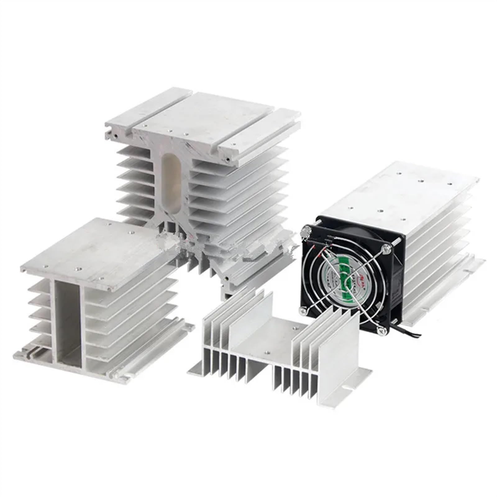 Disipadores de calor de relé de estado sólido, 1 unidad, for ventilador de radiador 10A-25A 10A-120A 40A-120A 10A-100A(110mm Length)