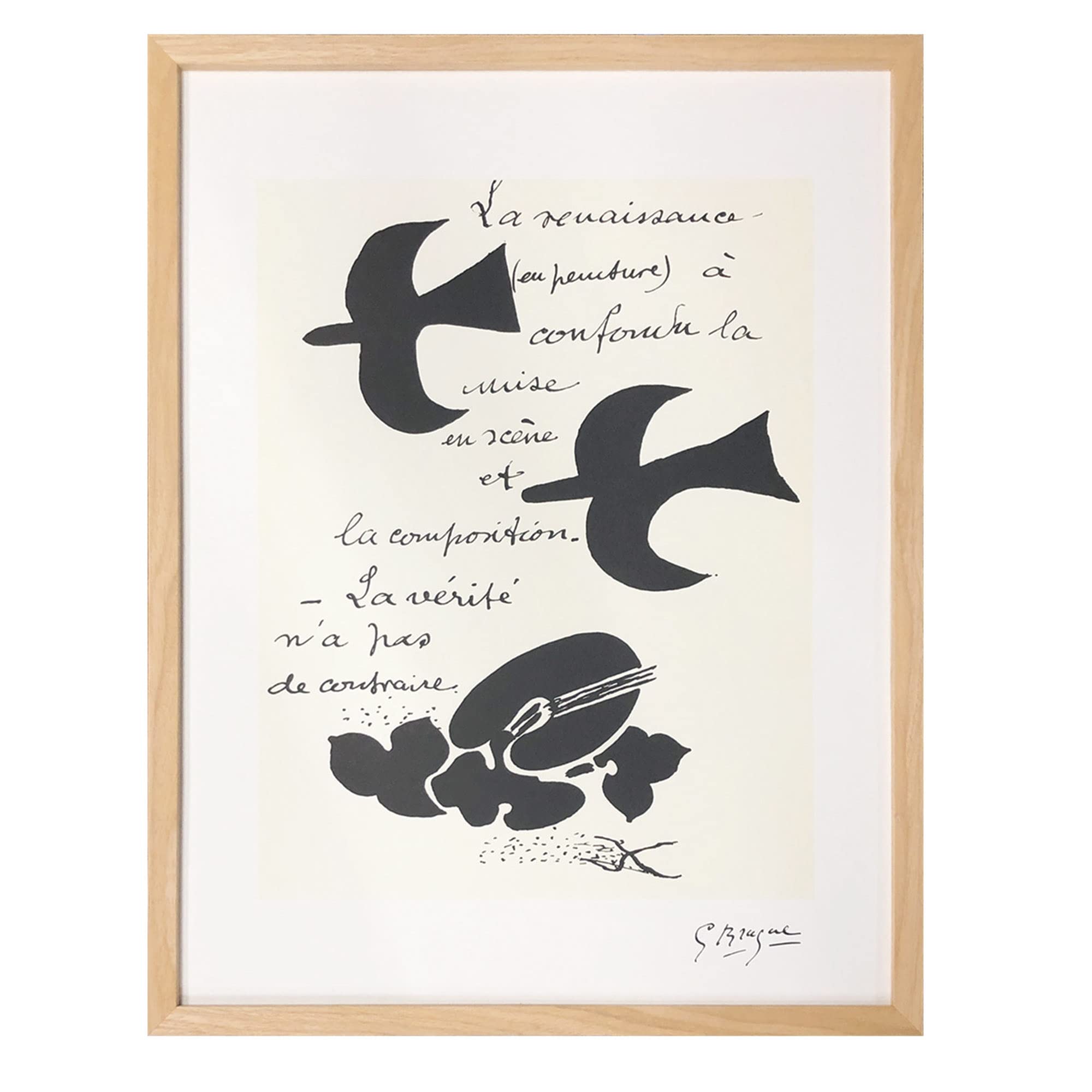 Amazon.co.jp: 美工社 アートパネル Georges Braque （ジョルジュ