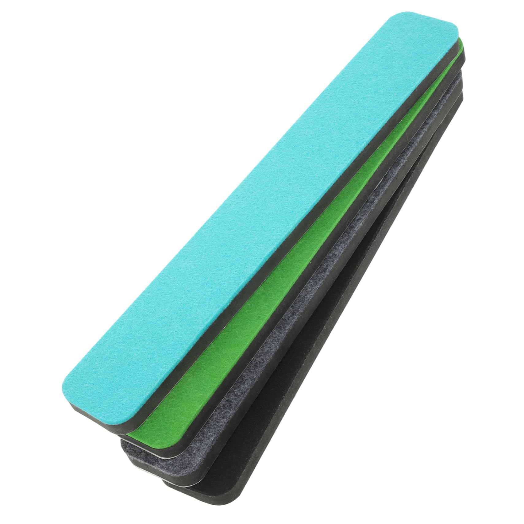 Gogogmee 4pcs Felt Bulletin Board Strips for Classroom and Home Decor Sturdy Memo Display Bars for Showcasing Notes Photos and Messages Walls