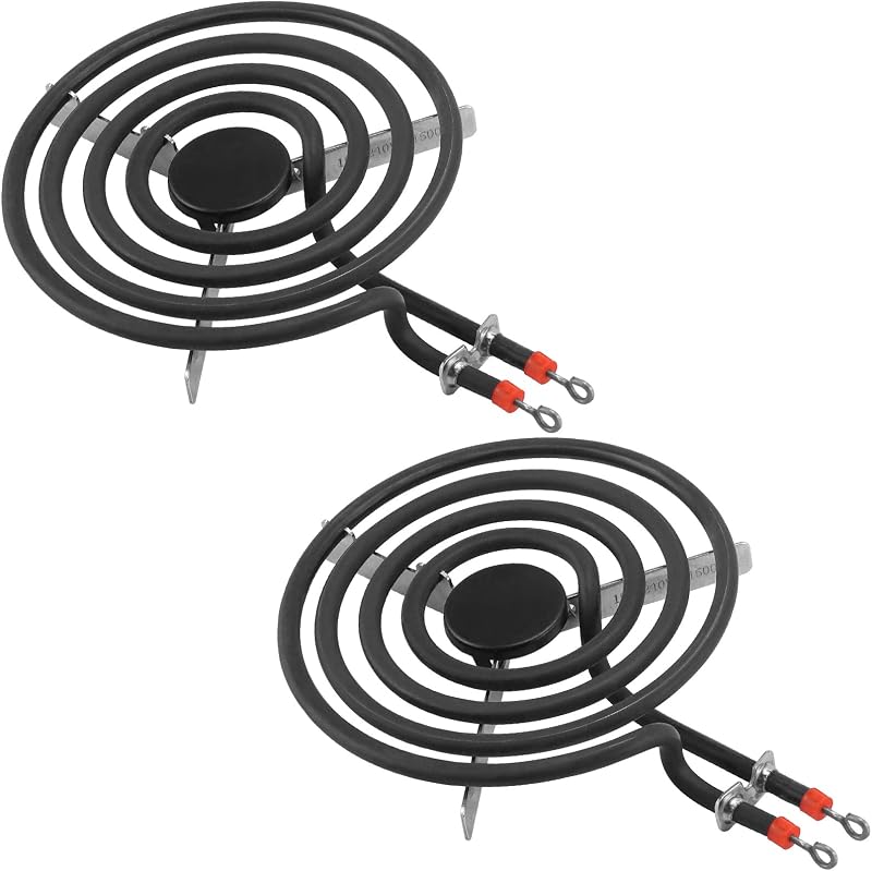 2 Pack MP15YA Electric Range Burner Element Unit 6" Replacement | Fit for Hard-wick & Ken-more & May-tag & Nor-ge & Whirl-pool Electric Range Stove by AMI PARTS