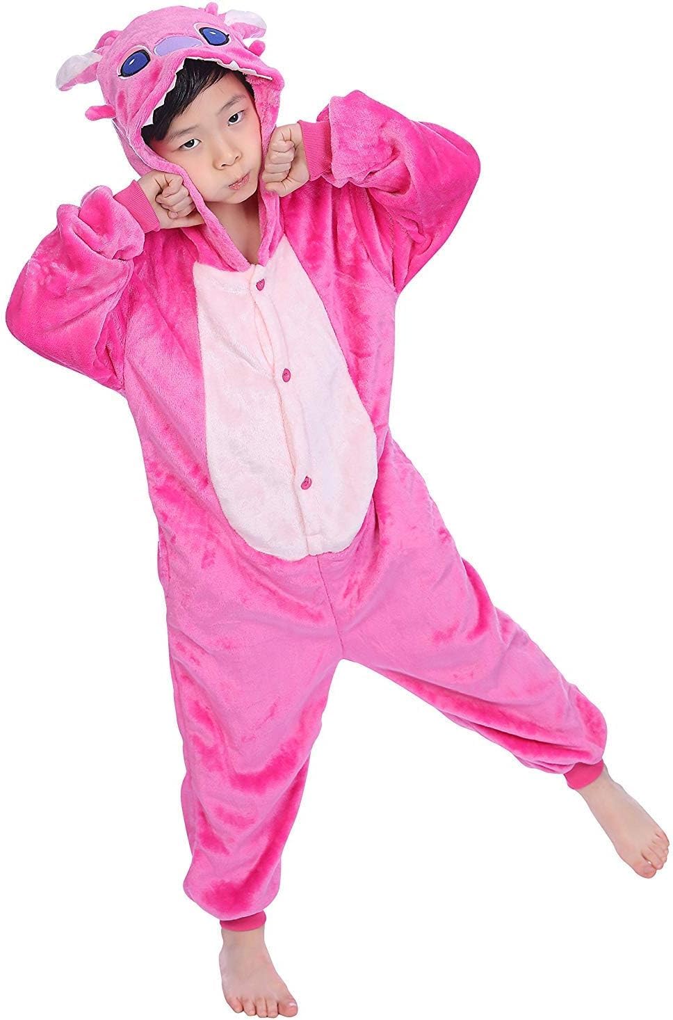 Kinder Tier Onesie Halloween Cosplay Kostüm Pyjamas