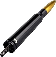 Vista 13 de ONE250 Antena estilo bala, compatible con Chevy Chevrolet - Silverado (1999-2024), Colorado (2003-2024), Equinox (2003-2017), Traverse (2008-2017)