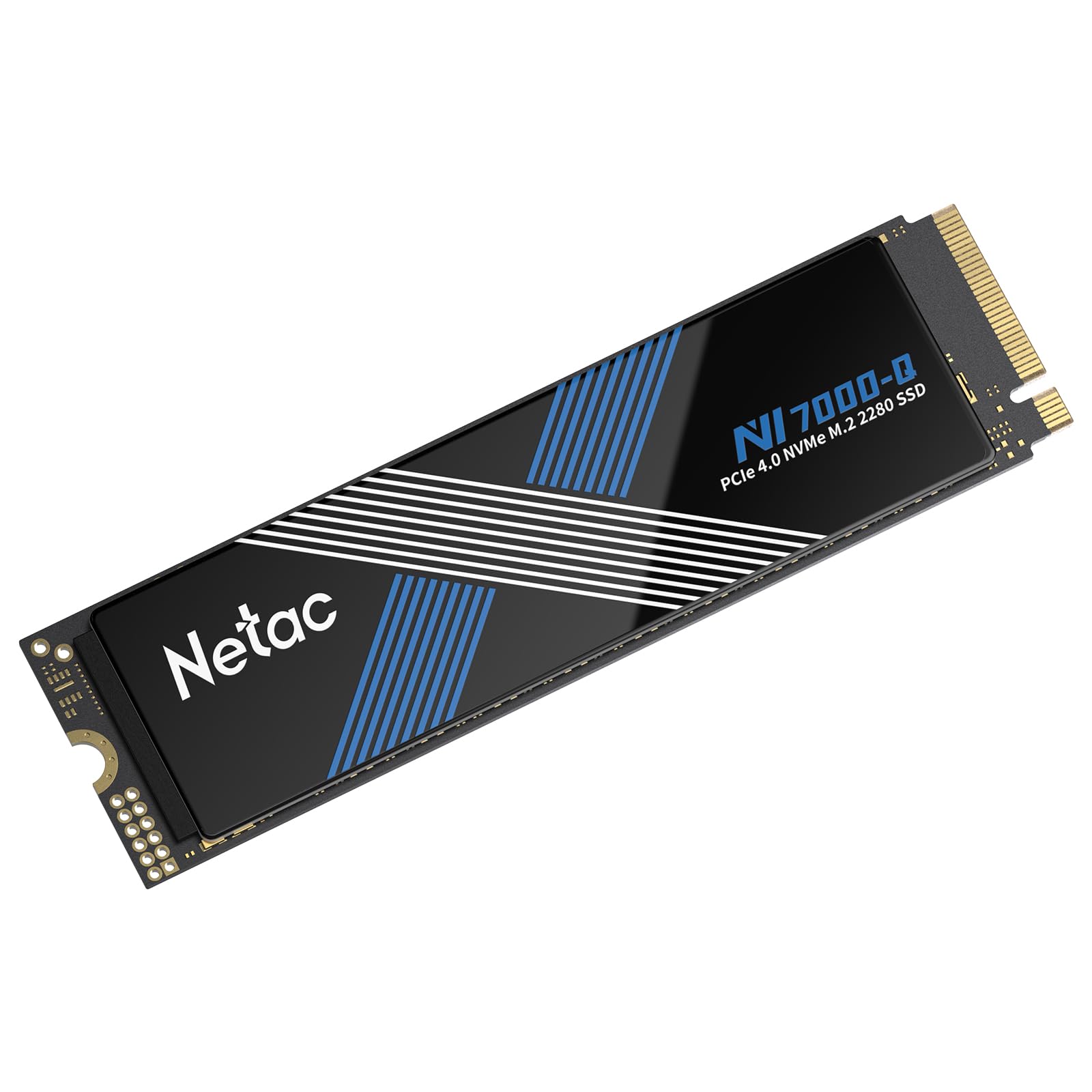 Netac NV7000-Q 1TB PCIe 4.0 Nvme SSD 1TB Bis zu 7100mB/s Internes Solid State Laufwerk für Computer Gamer PS4
