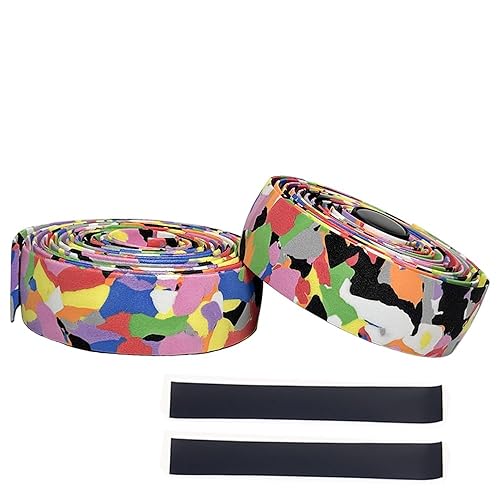 Miniatura 4 de Cinta de manillar para bicicleta de carretera, súper suave, espuma EVA, cinta de barra de bicicleta, agarre de absorción de golpes, cinta de corcho