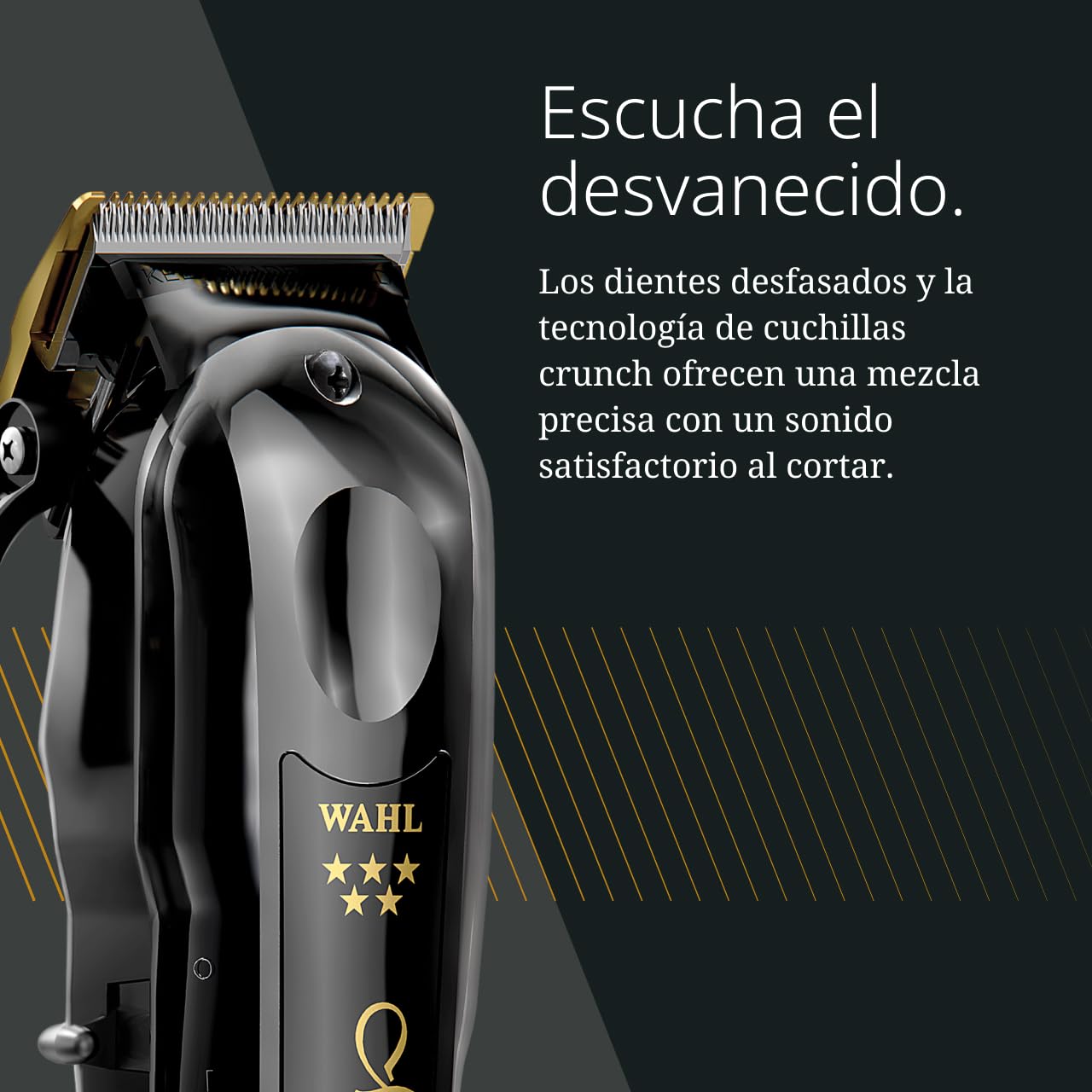 Wahl, Máquina de Cortar Pelo para un Difuminado Adecuado, Negro