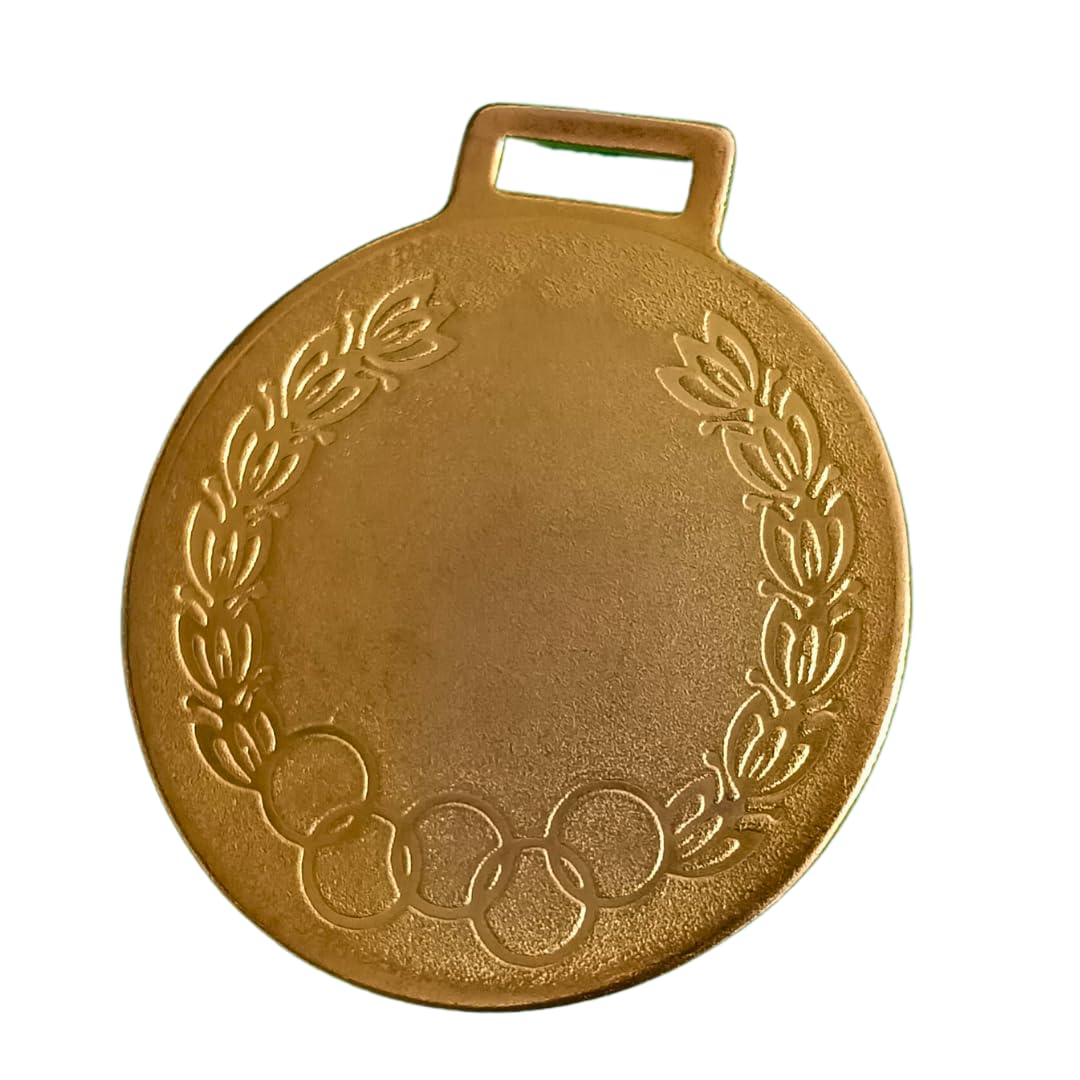 Olympic Designed Sports Medals, 5 cm Diameter, Gold, Silver, Brown, Set of 3 (Gold, 20 Pieces)-picture-22