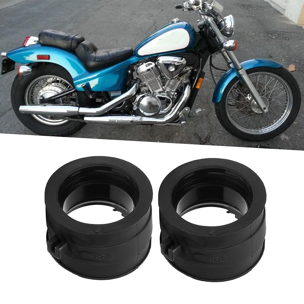 2 Stück Vergaser Ansaugstutzen Vergaser Ansaugstutzen Dichtung für VT600 VT750 Shadow 16211-MAW-600