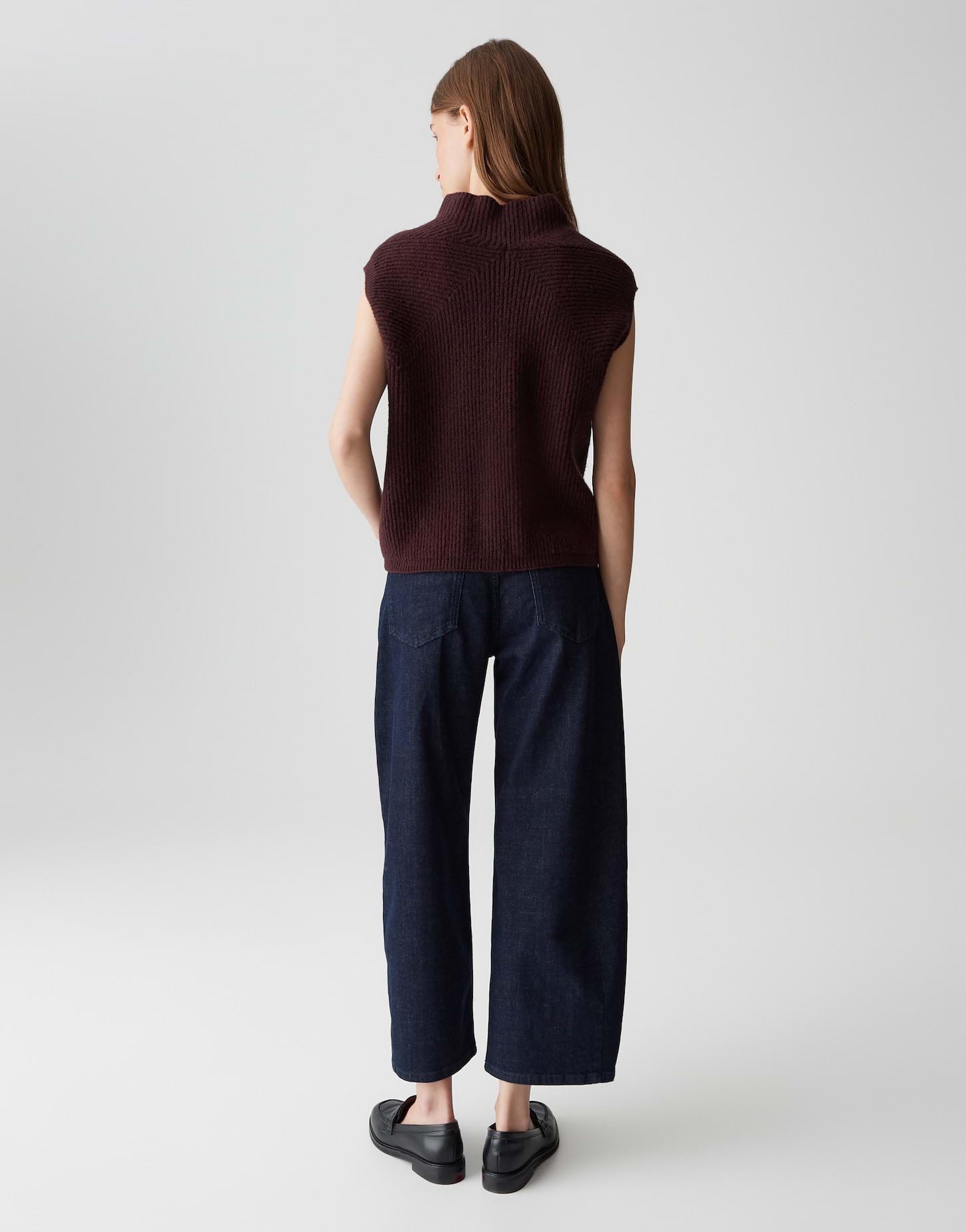 OPUS Damen Pullunder | PASILLA Regular Strickpullunder aus BCI Cotton Mix